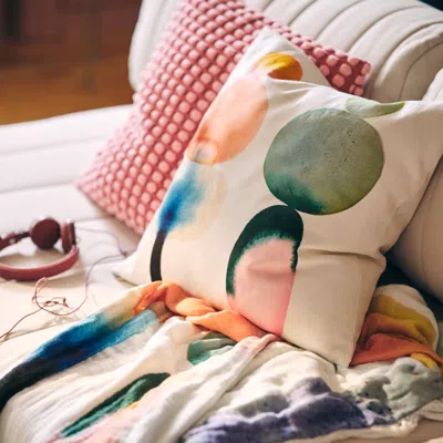Ikea Ps 2026 Cushion Cover, White/multicolor, 20x20 "