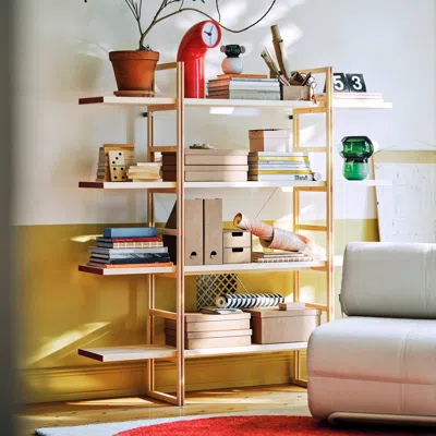 Ikea Ps 2026 Shelf Unit, Pine, 63x13 3/4x63 1/4 "