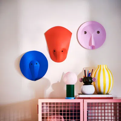 Ikea Ps 2026 Wall Decoration, Set Of 3, Pink Red/blue