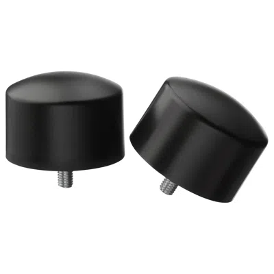 Ikea Raffig Finials, 1 Pair, Black, Length: 1 "