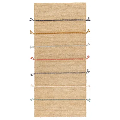 Ikea Raklev Rug, Flatwoven, Handmade Natural/multicolor, 2 ' 4 "x5 ' 3 "