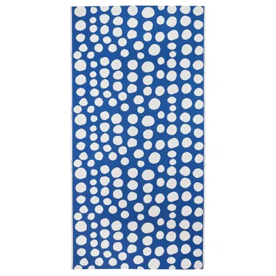 Ikea Raklosta Pre-cut Fabric, Blue/white, 59x118 " In Multi