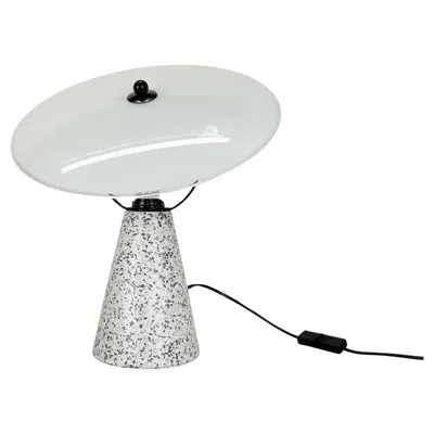 Pre-owned Ikea Rare Postmodern Memphis Style Terrazzo "eon" Table Light By , Sweden 1990s In Brown