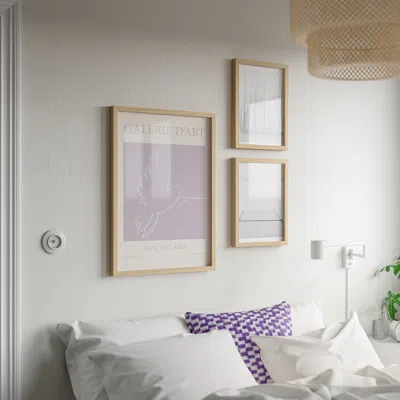 Ikea Rödalm Frame With Poster, Paix Lineaire, 19 ¾x27 ½ "