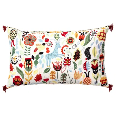 Ikea Rödarv Cushion, Multicolor, 16x26 "