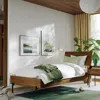 Ikea Rådmansö Bed Frame, Brown Walnut Effect/lönset, Twin In White