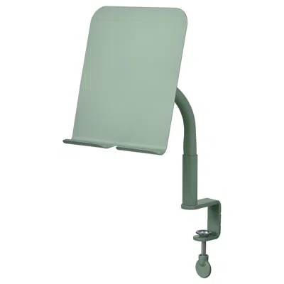 Ikea Relatera 'phone/tablet Holder, With Clamp/light Gray-green, Width: 5 ½ "