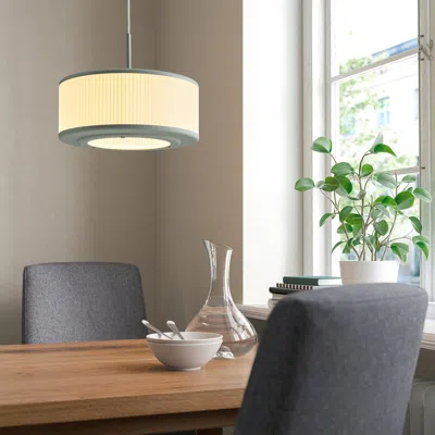 Ikea Remtång Pendant Lamp, Gray-green, 15 "