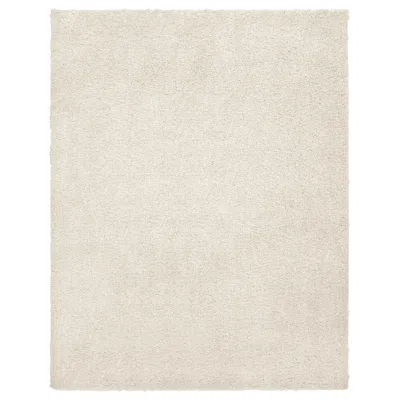 Ikea Ärende Rug, High Pile, Off-white, 7.87x10 ' In Neutral