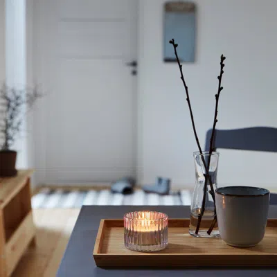 Ikea Räffelbjörk Candle Holder, Mother-of-pearl Color, 2 "