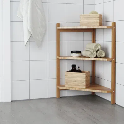 Ikea Rågrund Sink Shelf/corner Shelf, Bamboo, 13 3/8x23 5/8 "