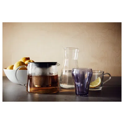 Ikea Riklig Teapot, Glass, 1.6 Qt In Transparent
