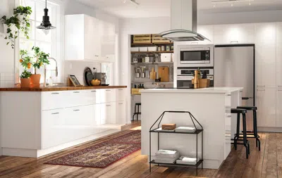 Ikea Ringhult Drawer Front, High Gloss White, 36x5 "