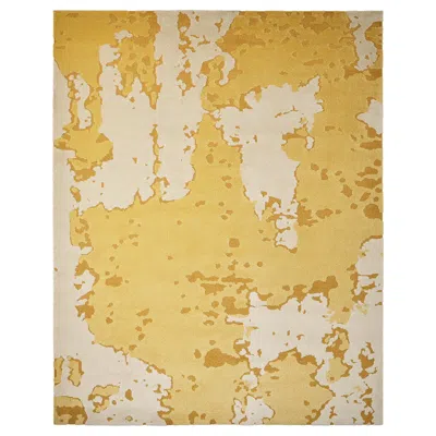 Ikea Ringklocka Rug, Low Pile, Yellow/off-white, 7 ' 10 "x9 ' 10 "