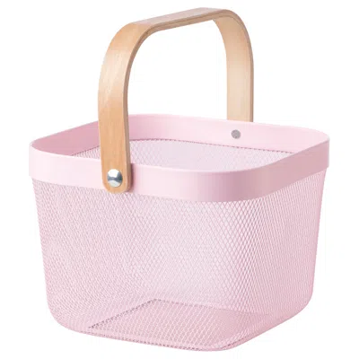 Ikea Risatorp Wire Basket, Pink, 9 ¾x10 ¼x7 "