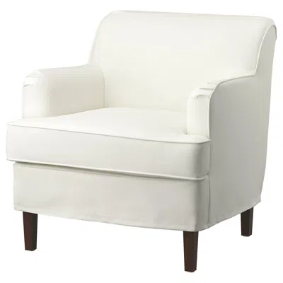Ikea Rocksjön Cover For Armchair, Blekinge White