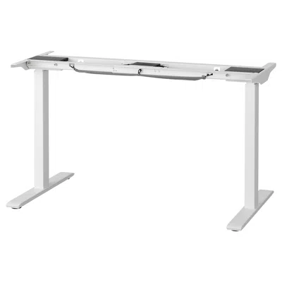 Ikea Rodulf Underframe Sit/stand For Table Top, Electric/white, 55 1/8x31 1/2 "