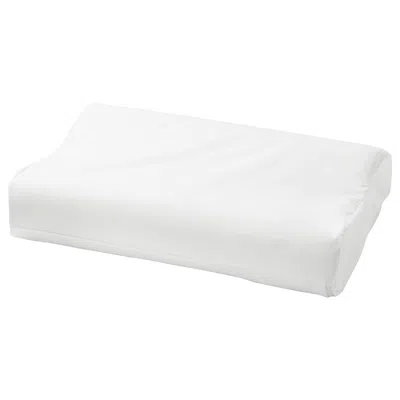 Ikea Rosenskärm Pillowcase For Ergonomic Pillow, White, 13x20 "