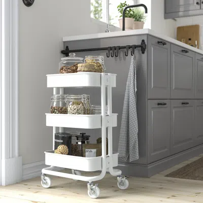 Ikea Råskog Utility Cart, White, 11x15x24 "
