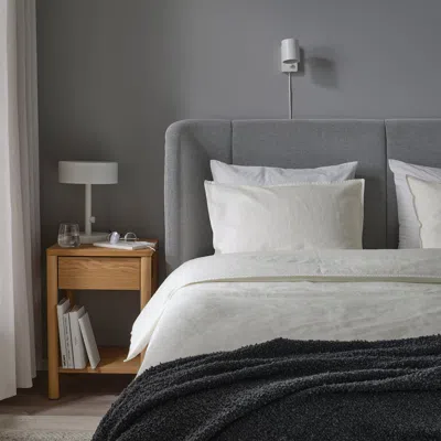 Ikea Rundhagtorn Duvet Cover And Pillowcase(s), White, Full/queen