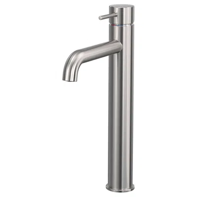 Ikea Sallsjön Bathroom Mixer Tap Top Lever, Brushed Nickel, Xl In Silver