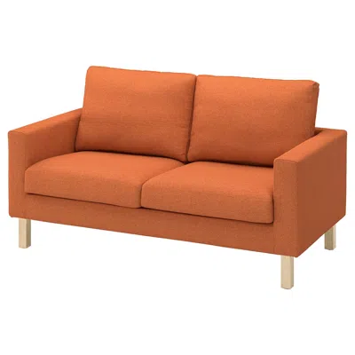 Ikea Saltsjöbaden Cover For Loveseat, Tonerud Red-brown