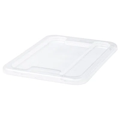 Ikea Samla Lid For Box, 1 Gallon, Clear, Length: 11 "