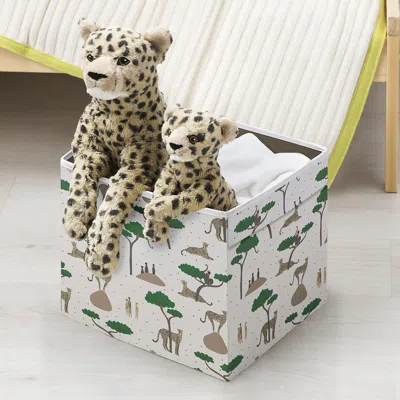 Ikea Sandlöpare Box, Cheetah, 13x15x13 "