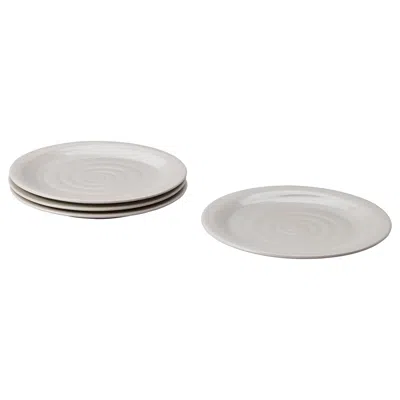 Ikea Sandskädda Plate, Light Grey-beige, 10 "