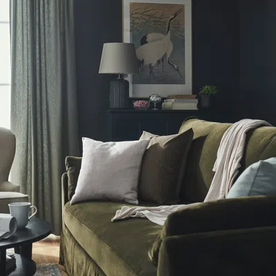 Ikea Sandtrav Cushion, Gray/white, 18x18 "
