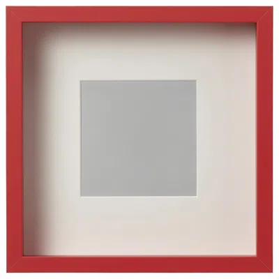 Ikea Sannahed Frame, Red, 9 ¾x9 ¾ "