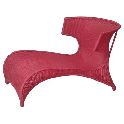Pre-owned Ikea Savo Longue Chair By Monika Mulder In Pink