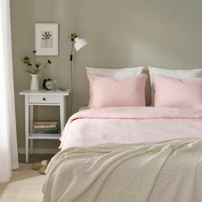 Ikea Schersmin Duvet Cover And Pillowcase(s), Pale Pink, Full/queen