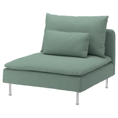 Ikea Söderhamn 1-seat Section, Tallmyra Light Green, Width: 36 5/8 "