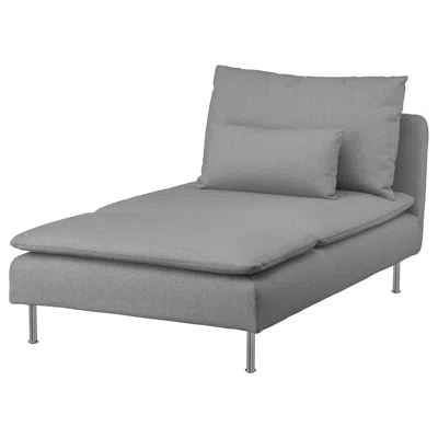 Ikea Söderhamn Chaise Cover, Tonerud Gray