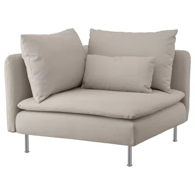 Ikea Söderhamn Cover For Corner Section, Fridtuna Light Beige