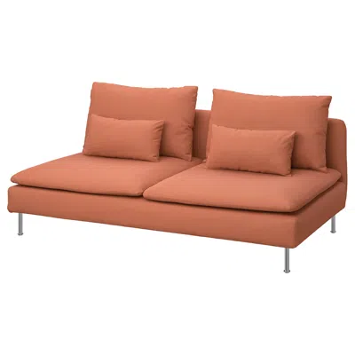 Ikea Söderhamn Cover For Sofa Section, Kelinge Rust In Pink