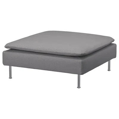 Ikea Söderhamn Ottoman, Tonerud Gray, Width: 36 5/8 "