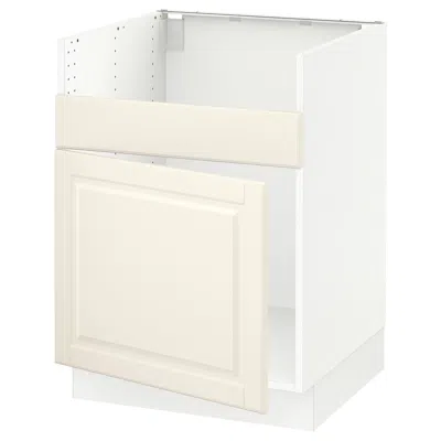 Ikea Sektion Base Cabinet For Havsen Single Bowl Sink, White/bodbyn Off-white, 24x24x30 "