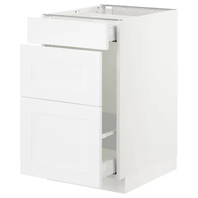 Ikea Sektion Base Cabinet For Recycling, White Maximera/axstad Matte White, 18x24x30 "