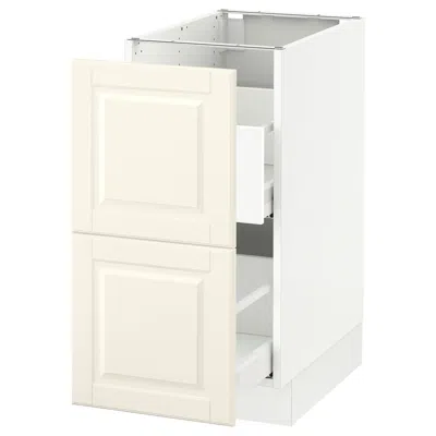 Ikea Sektion Base Cabinet For Recycling, White Maximera/bodbyn Off-white, 15x24x30 "