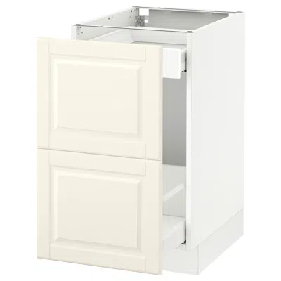 Ikea Sektion Base Cabinet For Recycling, White Maximera/bodbyn Off-white, 18x24x30 "