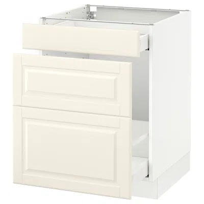 Ikea Sektion Base Cabinet For Recycling, White Maximera/bodbyn Off-white, 24x24x30 "
