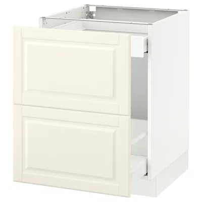 Ikea Sektion Base Cabinet For Recycling, White Maximera/bodbyn Off-white, 24x24x30 "