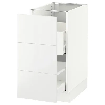 Ikea Sektion Base Cabinet For Recycling, White Maximera/ringhult White, 15x24x30 "