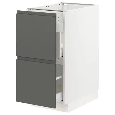 Ikea Sektion Base Cabinet For Recycling, White Maximera/voxtorp Dark Gray, 15x24x30 "