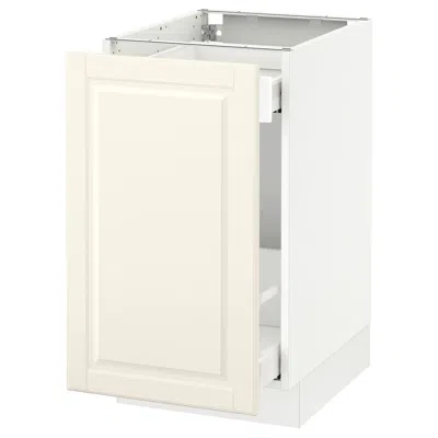Ikea Sektion Base Cabinet For Sorting + 1 Door, White Maximera/bodbyn Off-white, 18x24x30 "