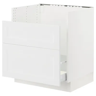 Ikea Sektion Base Cabinet For Tallsjön Sink, White/axstad Matte White, 30x24x30 "