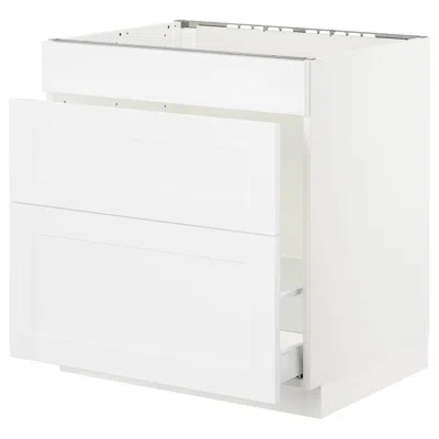 Ikea Sektion Base Cabinet For/sink & Waste Sorting, White Maximera/axstad Matte White, 30x24x30 "