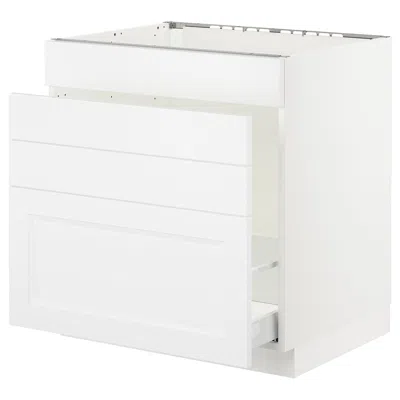 Ikea Sektion Base Cabinet For/sink & Waste Sorting, White Maximera/axstad Matte White, 30x24x30 "